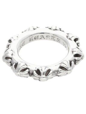 Chrome Hearts Cross Band Silver Ring